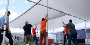 Instalación de carpas